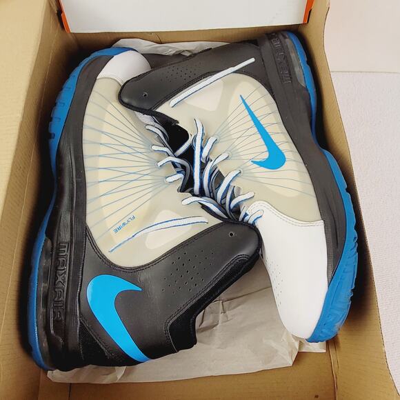 Air Max Actualizer 2 Flywire white blue size 12 Mens Sneakerhead Streetwear - Picture 1 of 8